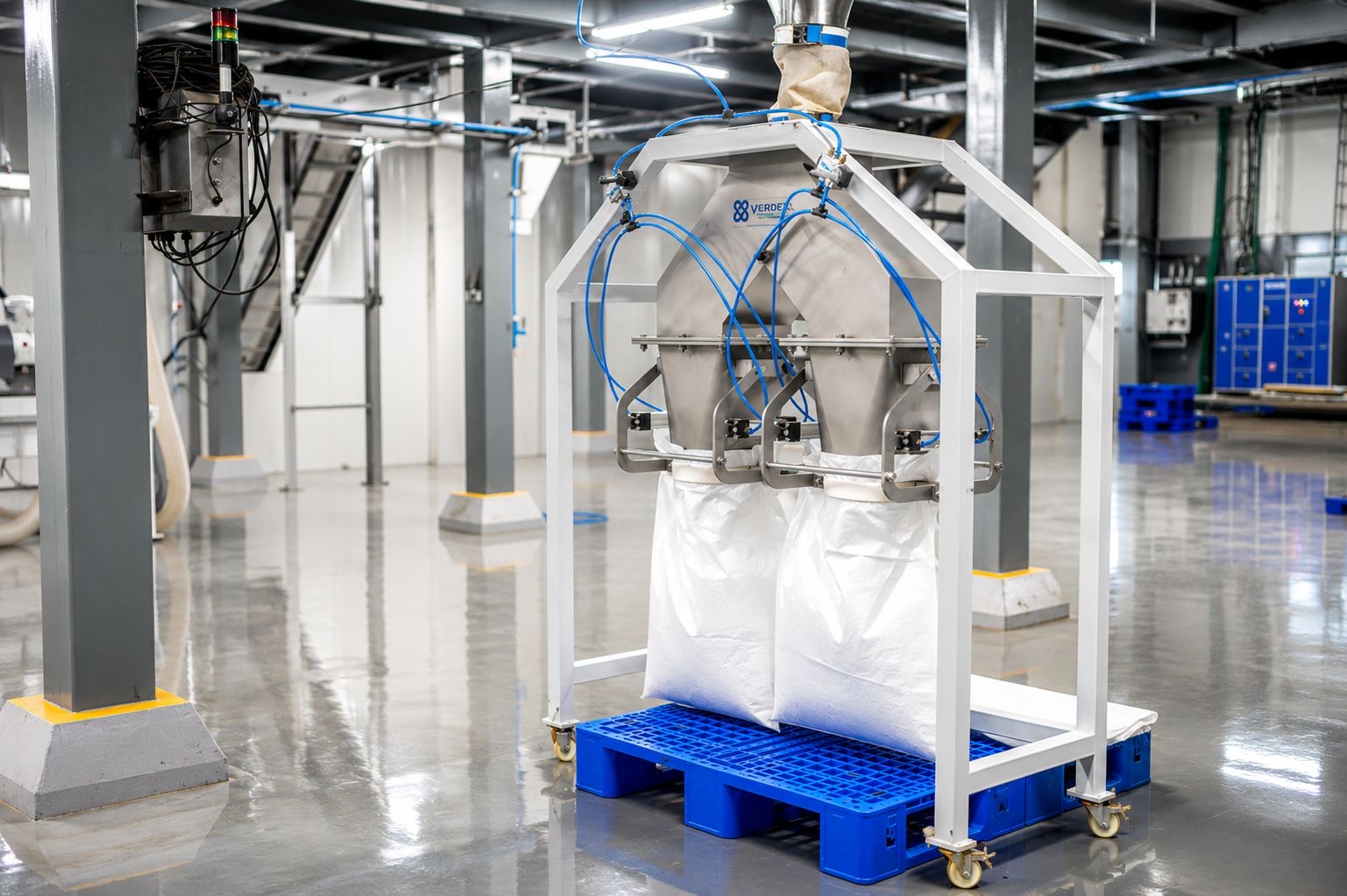 Bulk and retail packing area