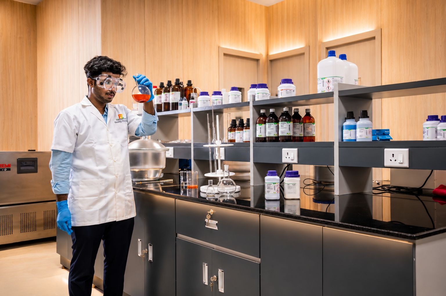 Flavour Frenzy in-house quality laboratory