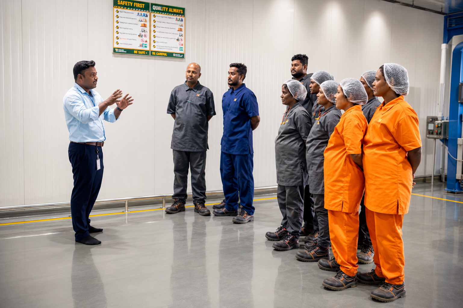 Flavour Frenzy manufacturing facility interior