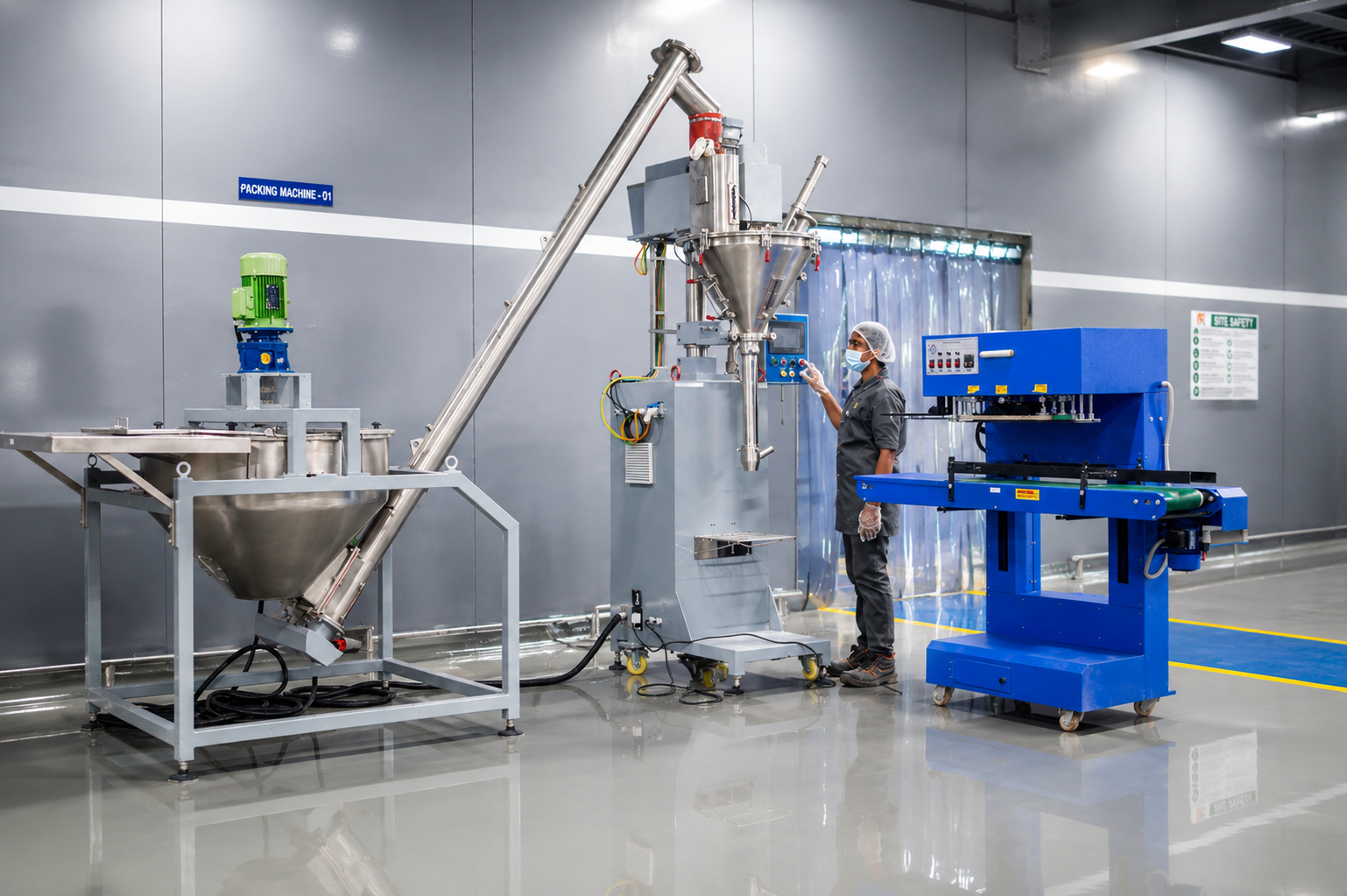 Spice processing facility